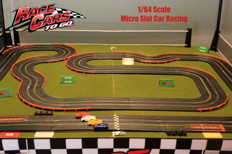 micro slot car set