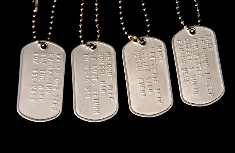 Personalized Military Dog Tags - The Entertainment Contractor