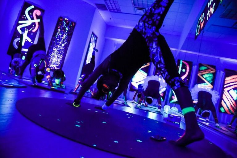 Glow In The Dark Yoga