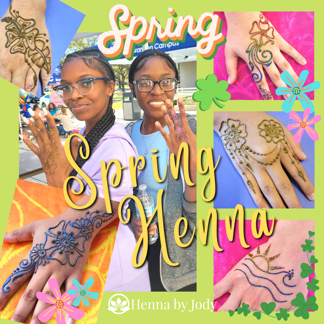 Spring Themed Henna Jody